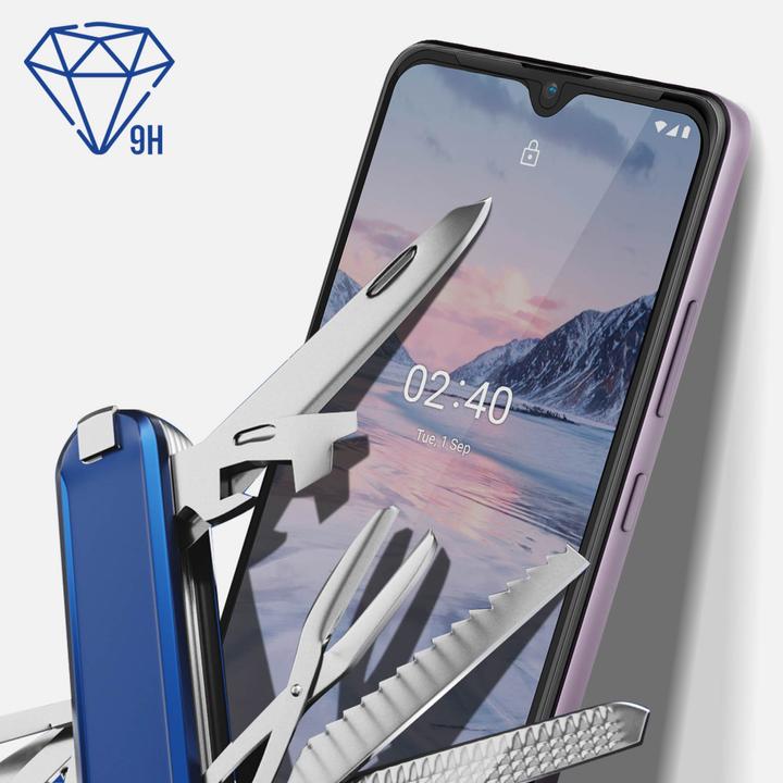 Actual product image 3MK Hardglass Max Lite screen protector (1 Piece, Nokia 2.4)