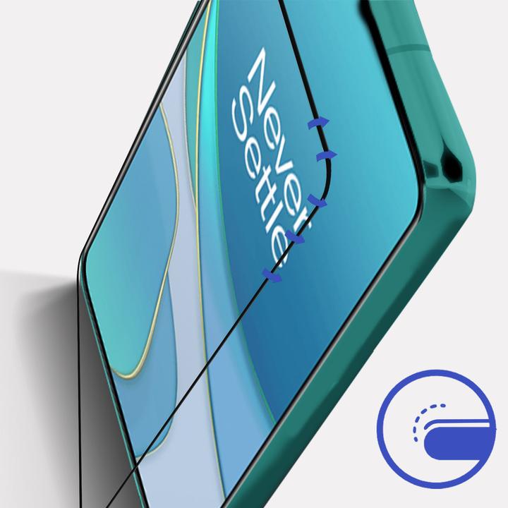 Actual product image 3MK Hardglass Max Lite screen protector (1 Piece, OnePlus 8T)