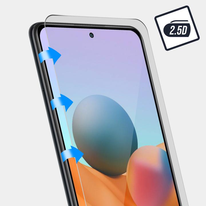 Actual product image Forever Crystal clear film, glass screen protector (1 Piece, Xiaomi Redmi Note 10 Pro)