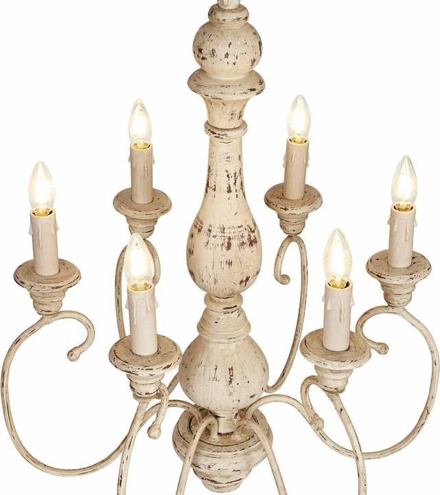 Produktbild Loberon Hängelampe Greenwich antikweiss (60 cm)