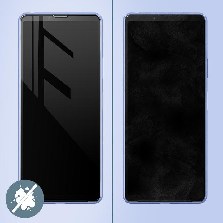 Actual product image Avizar Crystal clear film, glass screen protector (1 Piece, Sony Xperia 10 IV)