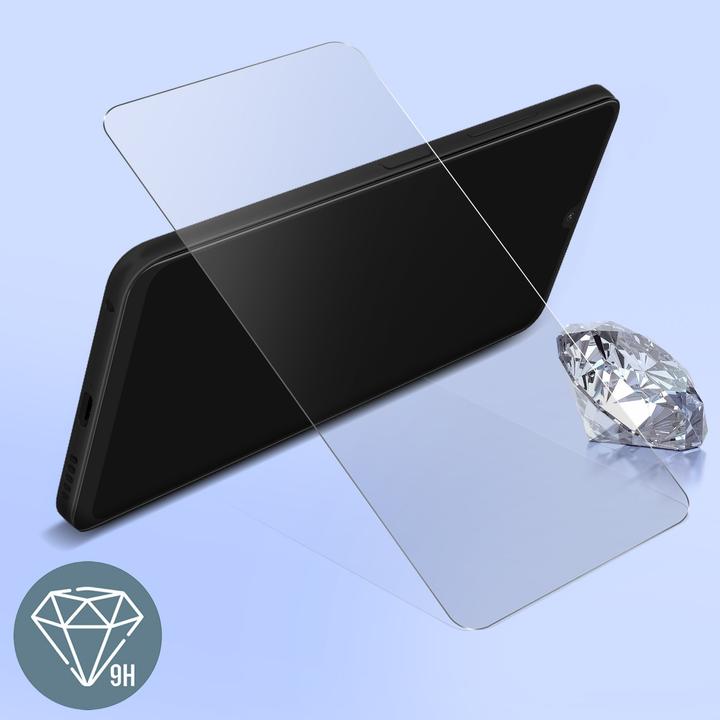 Actual product image Avizar Crystal clear film, glass screen protector (1 Piece, Samsung Galaxy M22)