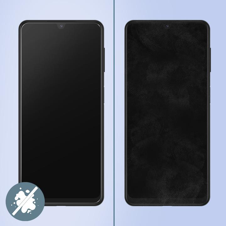 Actual product image Avizar Crystal clear film, glass screen protector (1 Piece, Samsung Galaxy M22)