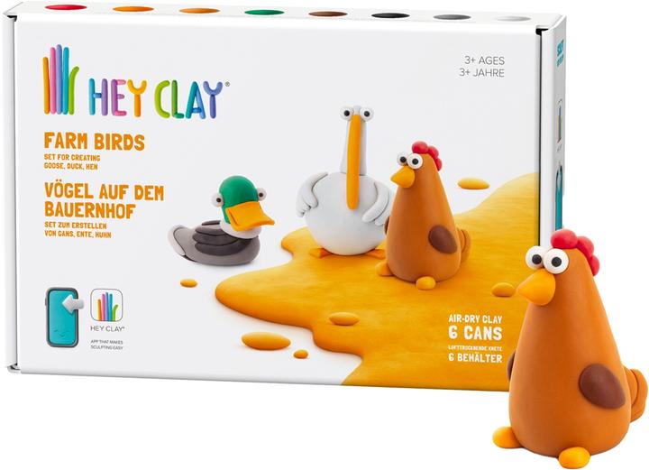 Image du produit TM Toys Hey Clay Oiseaux de ferme 6 pots