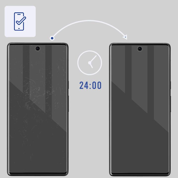 Actual product image 3MK SilverProtection+ screen protector, screen protector film (1 Piece, Google Pixel 6 Pro)