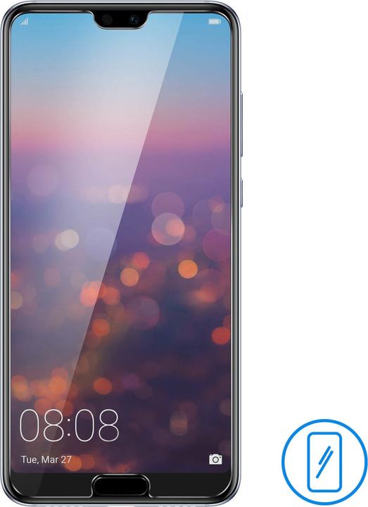 Actual product image Avizar Crystal clear film, glass screen protector (1 Piece, Huawei P20 Pro)