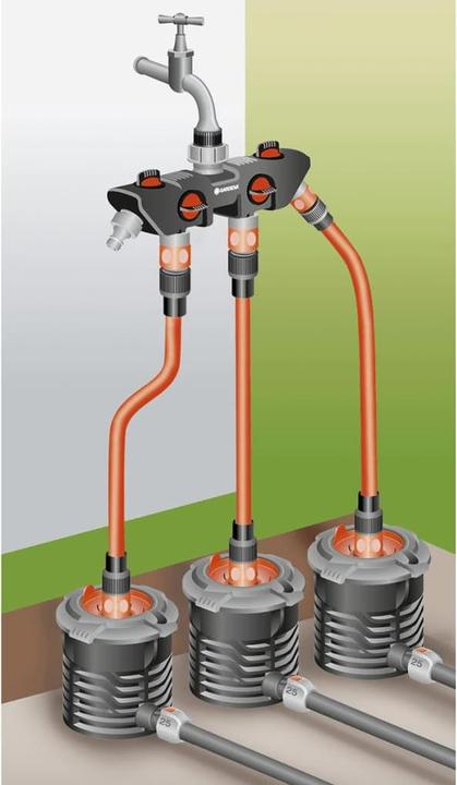 Actual product image Gardena 4-way distributor (4 way distributor)