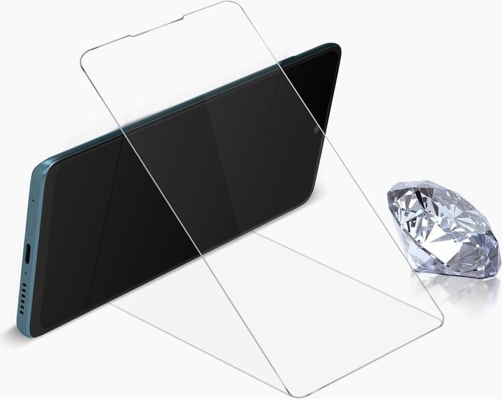 Actual product image Avizar Crystal clear film, glass screen protector (2 Piece, Motorola Moto G200 5G)
