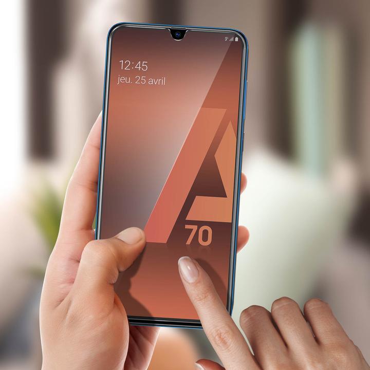 Produktbild Avizar Kristallklare Folie, Glas-Displayschutz (1 Stück, Samsung Galaxy A70)