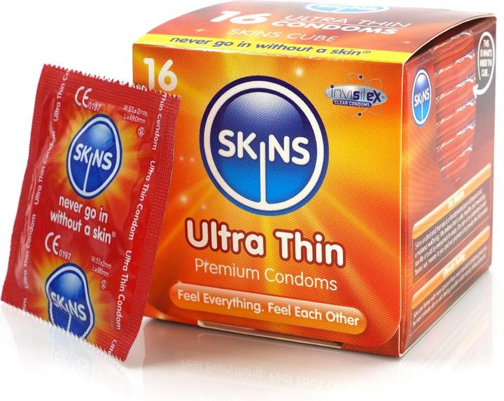 Actual product image Skins Ultra Thin Cube 16s (16 pcs.)