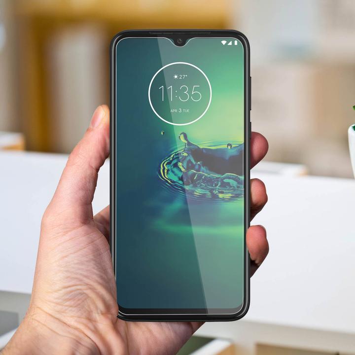 Produktbild Avizar Kristallklare Folie, Glas-Displayschutz (1 Stück, Motorola Moto G8 Plus)