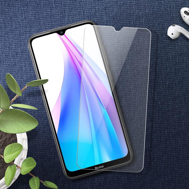 Actual product image Avizar Crystal clear film, glass screen protector (1 Piece, Xiaomi Redmi Note 8T)