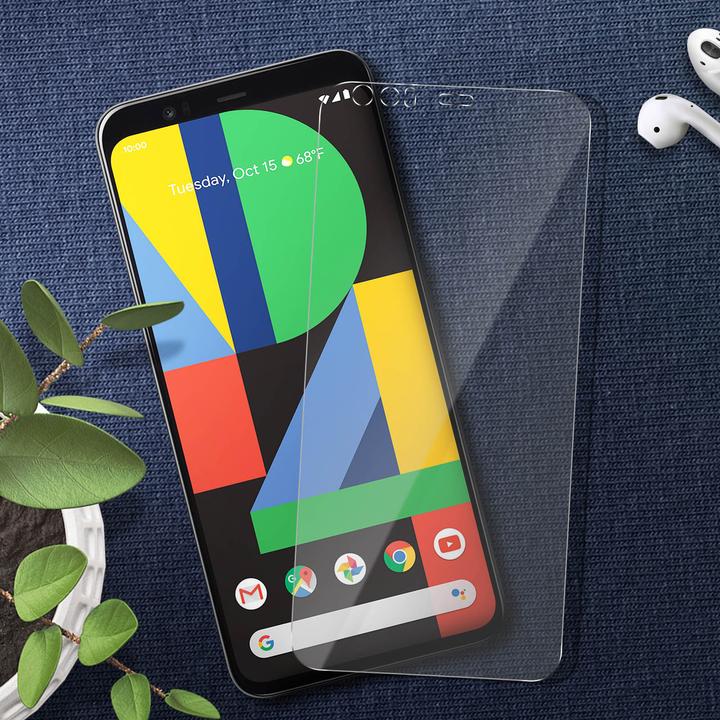 Actual product image Avizar Crystal clear film, glass screen protector (1 Piece, Google Pixel 4 XL)