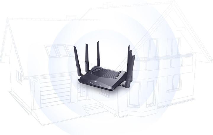 Actual product image D-Link Dual-Band WiFi Router DIR-X5460 Wi-Fi 6