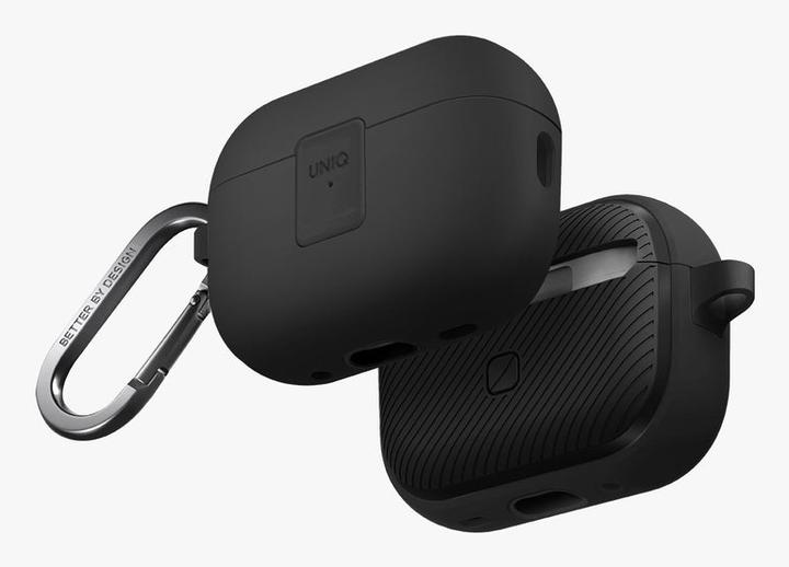 Produktbild Uniq etui Clyde Lock Case AirPods Pro 2 (2022/2023) czarno-ciemnoszary/charcoal-dark grey (Kopfhörer Tasche)