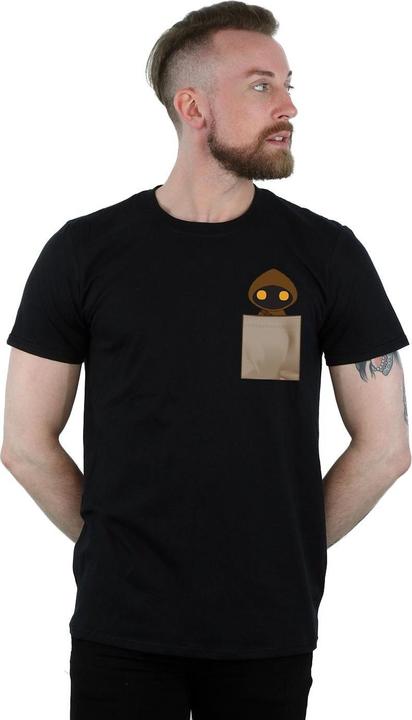Actual product image Star Wars Mens Jawa Pocket Print T-Shirt (XL)
