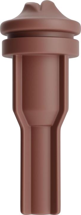 Actual product image Autoblow AI Ultra Mouth Sleeve (Brown skin tone)