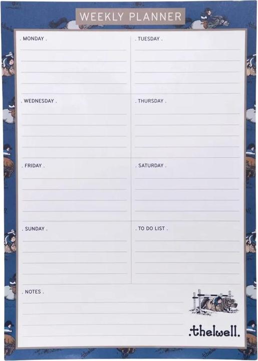 Nutritional values and ingredients Thelwell A4 Weekly Planner (A4, German)
