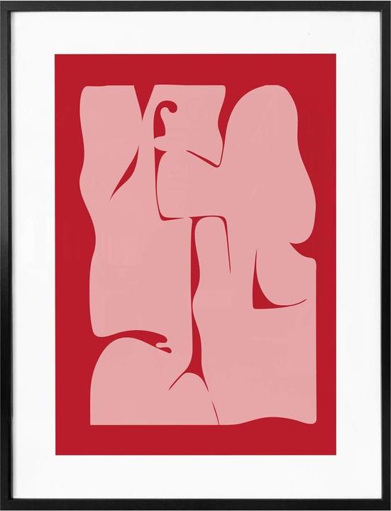 Immagine prodotto Trenddeko Rosso astratto (50 x 60 cm)