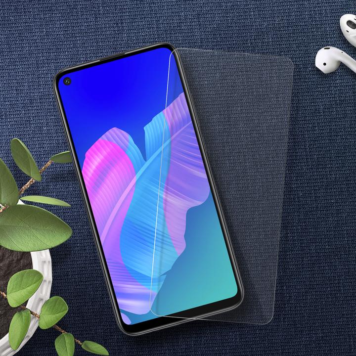 Actual product image Avizar Crystal clear film, glass screen protector (1 Piece, Huawei P40 Lite E)