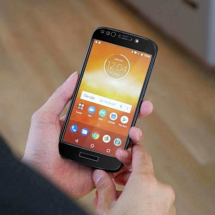 Actual product image Avizar bulletproof glass, glass protective film, protective glass (1 Piece, Motorola Moto E5 Play)