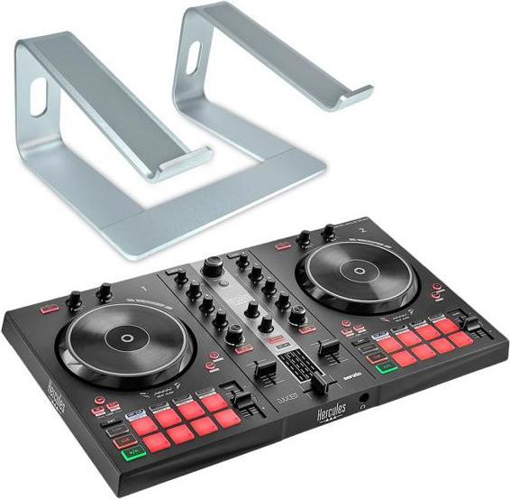 Hercules DJ Control Inpulse 300 MK2 with laptop stand