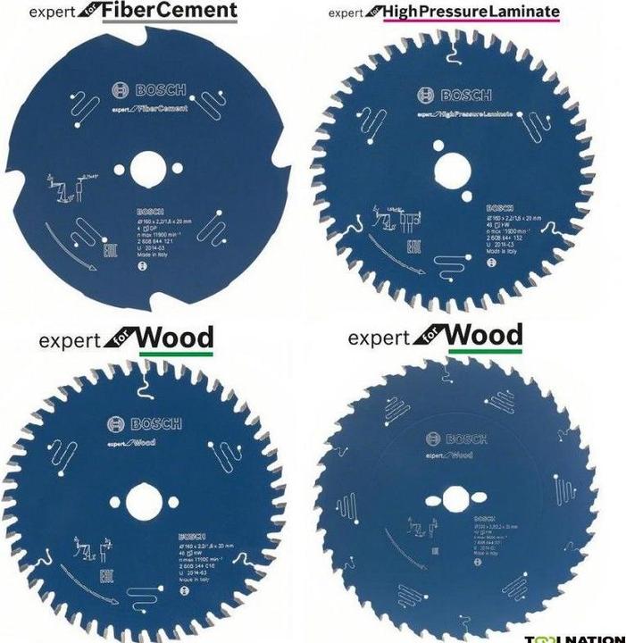 Actual product image Bosch Professional Zubehör Expert circular saw blade for fibre cement, 160 x 20 x 2.2 mm, 4