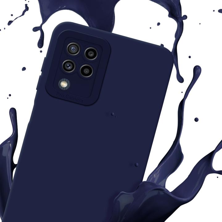 Productafbeelding Cadorabo Hoesje voor Samsung Galaxy M22 / M32 4G in TPU Fluid LM162 Style (Samsung Galaxy M22, Samsung Galaxy A32)