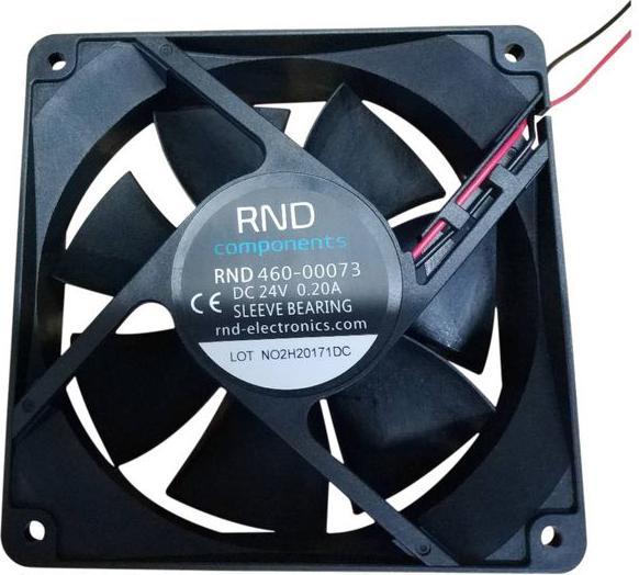 Immagine prodotto RND Components Ventilatore assiale DC 120x120x38mm 24V 194.8m³/h (120 mm)