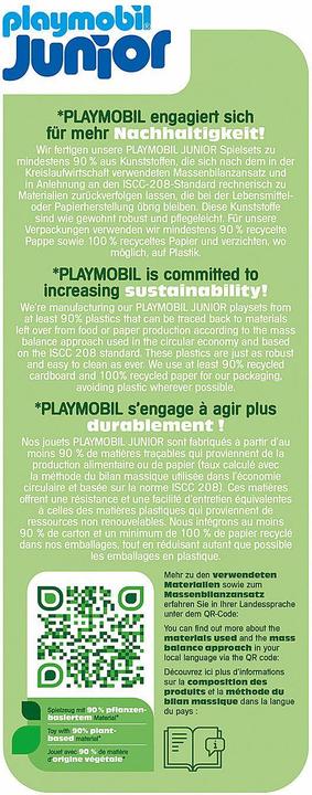 Valeurs nutritives et ingrédients Playmobil Mon arche de Noé à emporter (71681, Playmobil Junior)