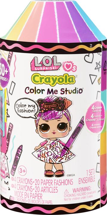 MGA L.O.L. Surprise! Loves CRAYOLA Color Me Studio Asst in PDQ