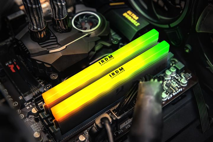 Produktbild Goodram IRDM 3600 MT/s 2x8GB DDR4 KIT DIMM RGB (2 x 8GB, 3600 MHz, DDR4-RAM, DIMM)