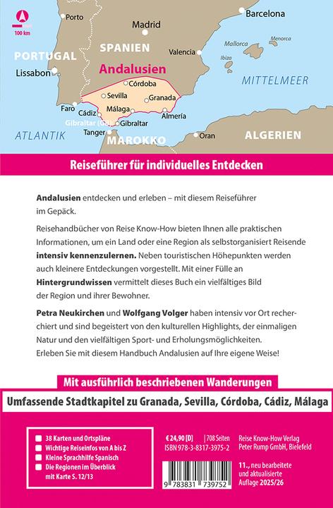 Produktbild Reiseführer Andalusien (Deutsch, Wolfgang Volger, Petra Neukirchen, 2025)