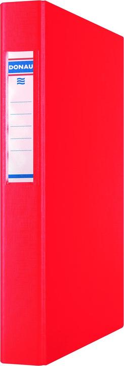 Produktbild Donau Ringbuch, pp, a4/4r/25mm, rot