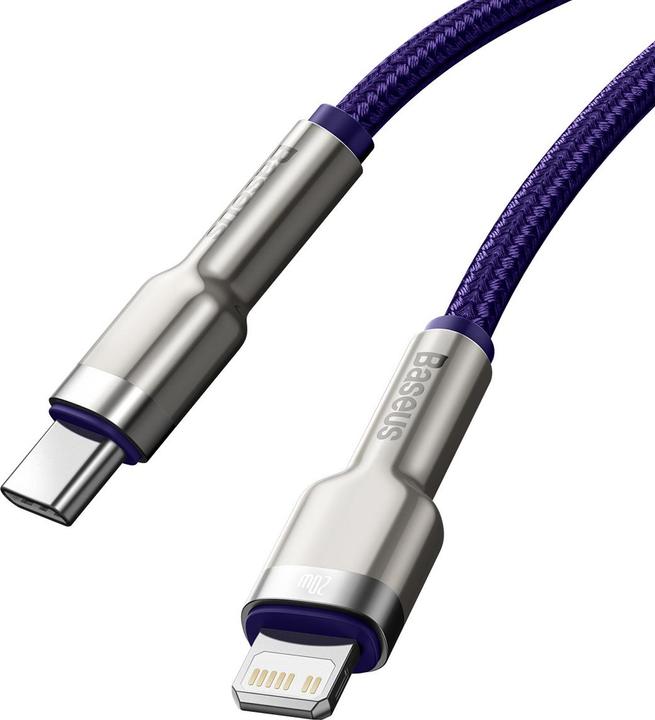Produktbild Baseus Cafule Series USB-C cable for Lightning, 20W, 2m (purple) (2 m, USB 2.0)