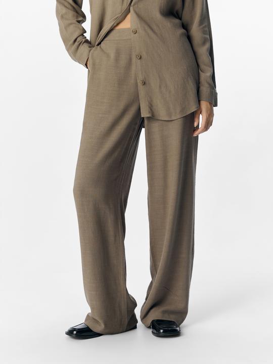 Immagine prodotto Object Leinenmix Hose mit weitem Bein (42)