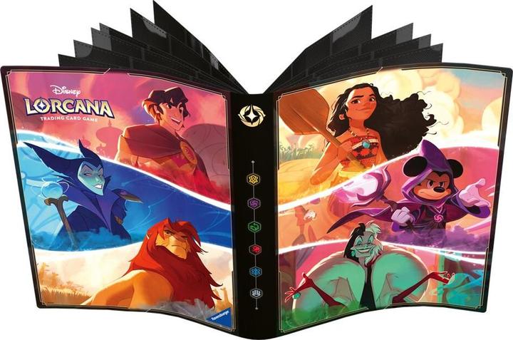 Ravensburger Gioco di Carte Collezionabili Disney Lorcana: Set 5-8 - Cartella da collezione motivo A