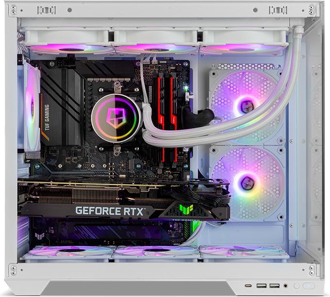 Actual product image Nox Hummer Astra Neo White (ITX, ATX, mATX)