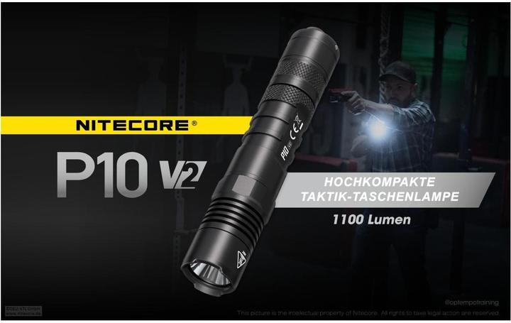 Image du produit Nitecore P10 V2 (14.90 cm, 1100 lm)