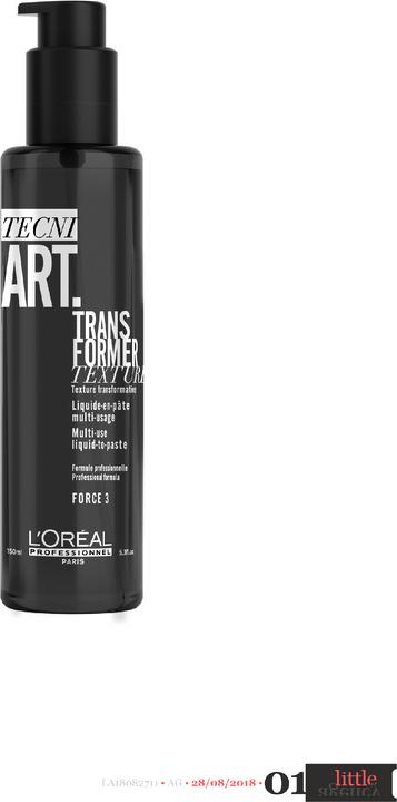 Immagine prodotto L'Oréal Professionnel tecni.art Trasformatore da liquido a pasta 150 ml (Gel per capelli, 150 ml)
