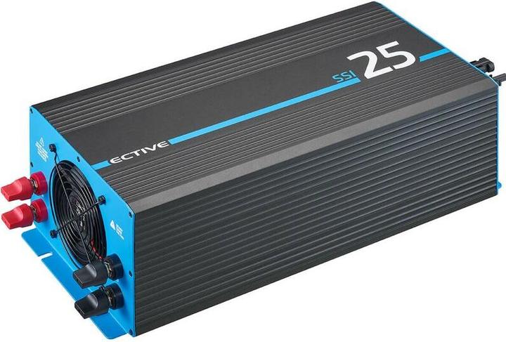 Immagine prodotto Ective Inverter 2500W da 12V a 230V Pure Sine SSI 25 con regolatore di carica MPPT