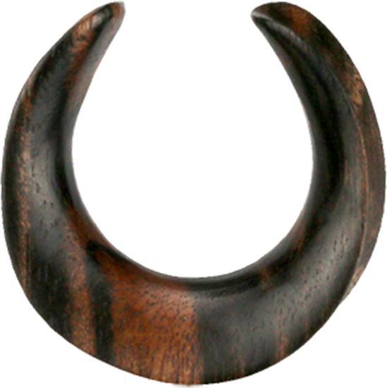 Actual product image Star Piercing Arang wood saddle (without brass, Organic)