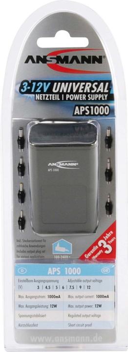 Produktbild Ansmann APS 1000 NEU max. 12 W