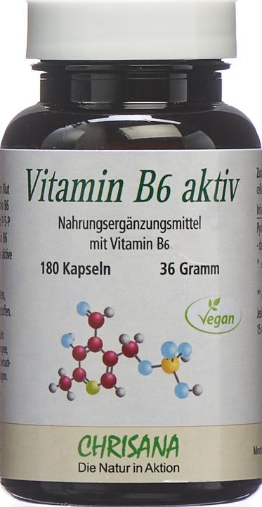 Produktbild Chrisana Vitamin B6 aktiv Kapsel (180 Stück, Kapseln, 65 g)