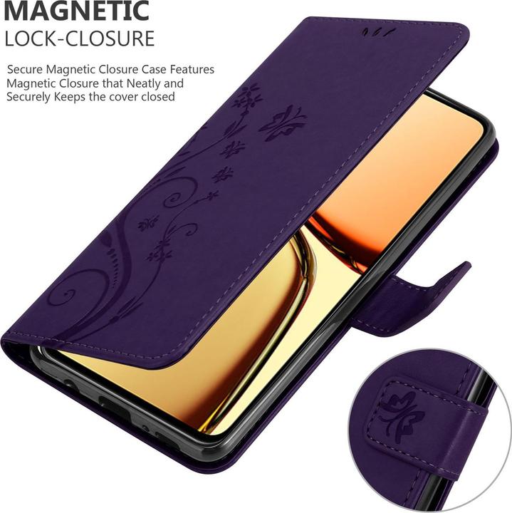 Image du produit Cadorabo Coque pour Realme C61 / C63 pour Fleur Book (CAT S61, Realme C63)