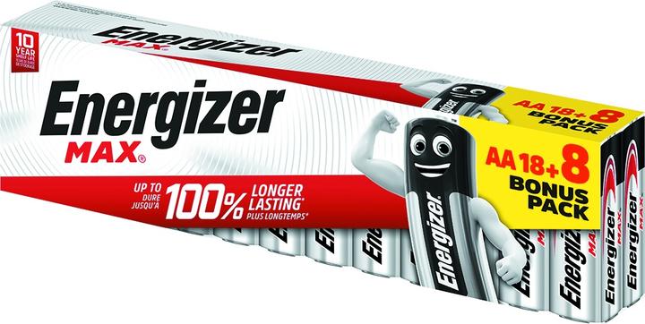 Actual product image Energizer Max Alkaline (26 pcs., AA)