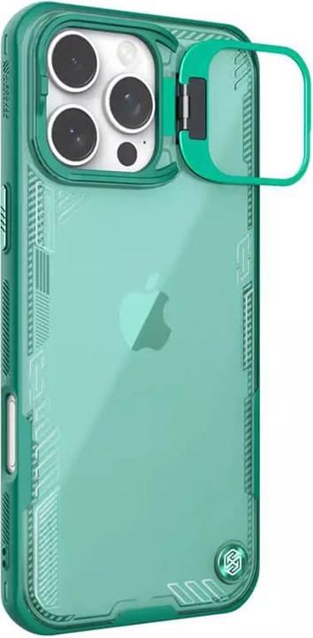 Produktbild Nillkin - Iceblade Prop (with Camera Cutout) - iPhone 16 Pro Max - Green (Apple iPhone 16 Pro Max)