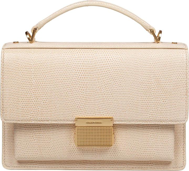 Golden Goose bag venezia tejus i leather with python pattern color vanilla