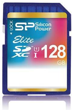 Immagine prodotto Silicon Power Elite UHS-I 128GB SDXC 85/10 MBs SP128GBSDHAU1V10 (128 GB, SDXC, U1, UHS-I)