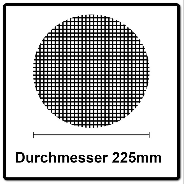 Immagine prodotto Mirka ABRANET Disco abrasivo Grip 225mm / P120 - 25 pezzi ( 5422302512 ) (P120)